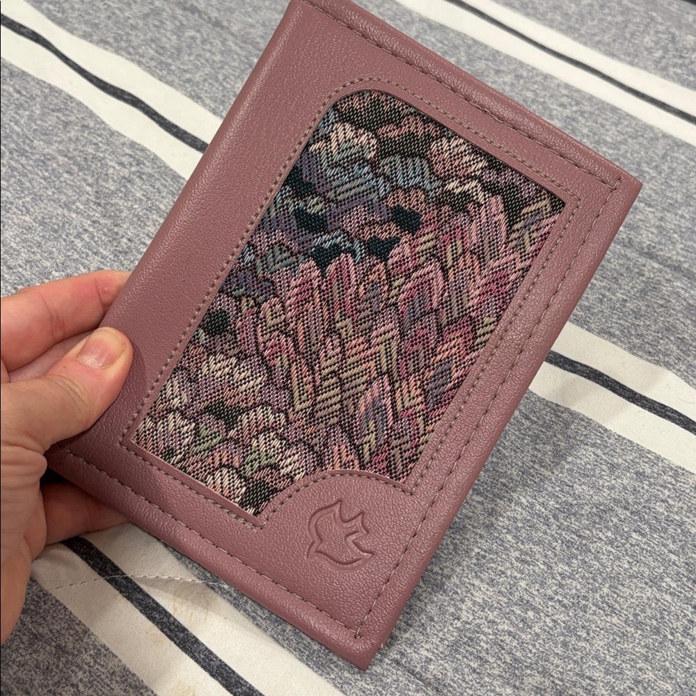vintage leather journal with a pen new